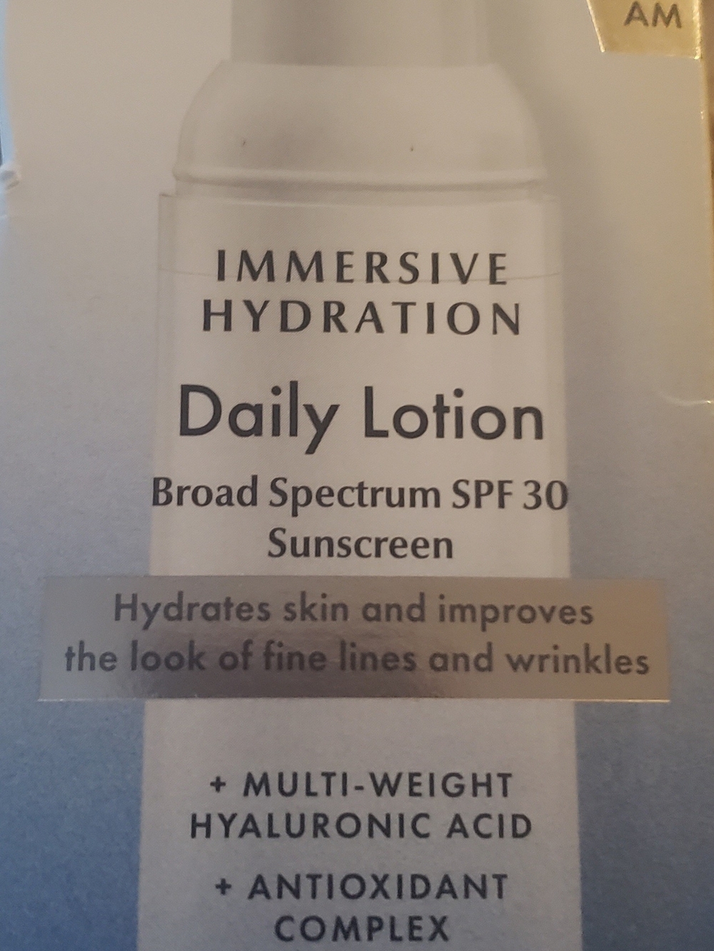Immersive Hydration Daily Lotion Broad Spectrum SPF 30 - 7/27 Exp